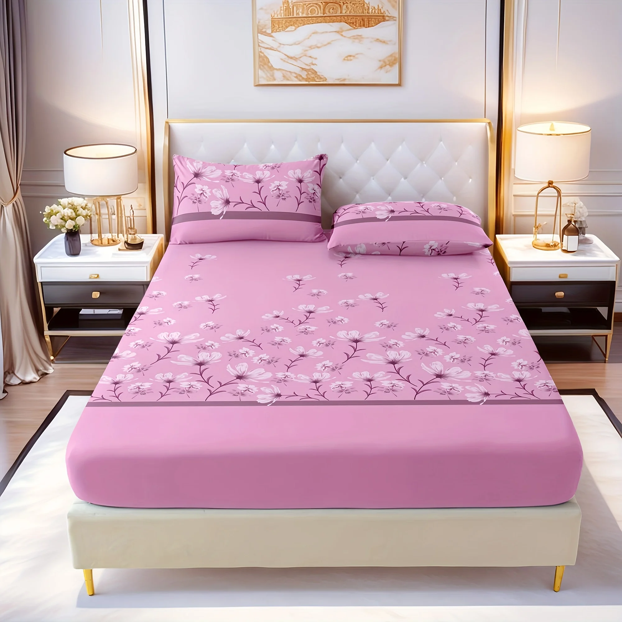 Set Sprei Premium Pink Magnoli - Skincare Queen ulasan dan harga