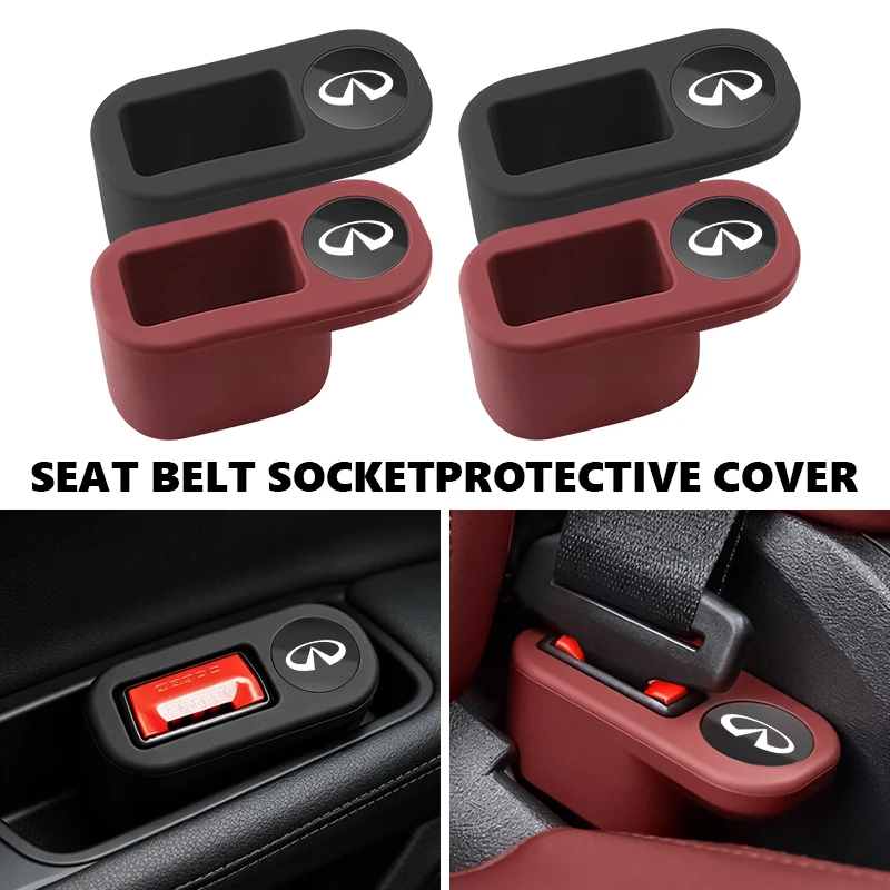 Protection de base de ceinture de sécurité de voiture, housse anti-rayures, universelle pour Infiniti QX50 QX30 QX60 G25 JX35 FX35 FX37 FX50 EX35 EX25