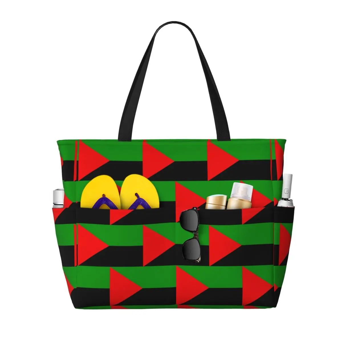 

Martinique Flag Beach Tote Bag Sport Gym Yoga Duffle Large Tote Bag Women Travel Bag Fitness bag