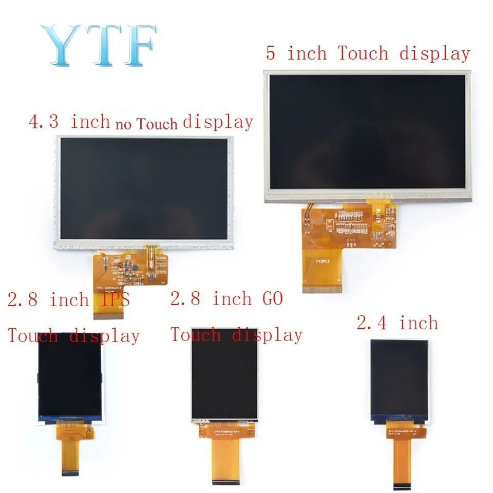 

Lychee Send Touch Display Module 2.4 / 2.8 / 4.3 / 5-Inch Screen For Nano Zero