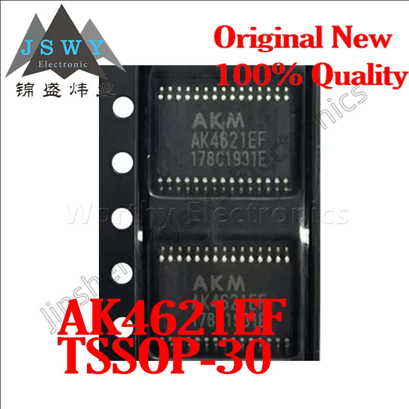 

(1/5 Piece) AK4621EF TSSOP-30 AK4621/24-bit 2-channel Audio Codec Chip/New Original Stock Electronics