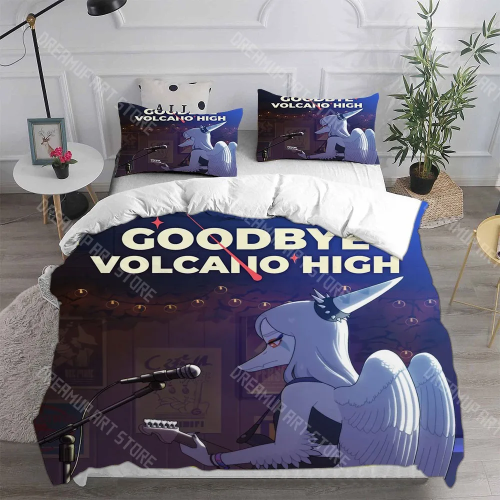 3D Printed Goodbye Volcano High Bedding Set for Boys Girls Duvet Cover Pillowcase Twin Queen King Full Single Double Sizes