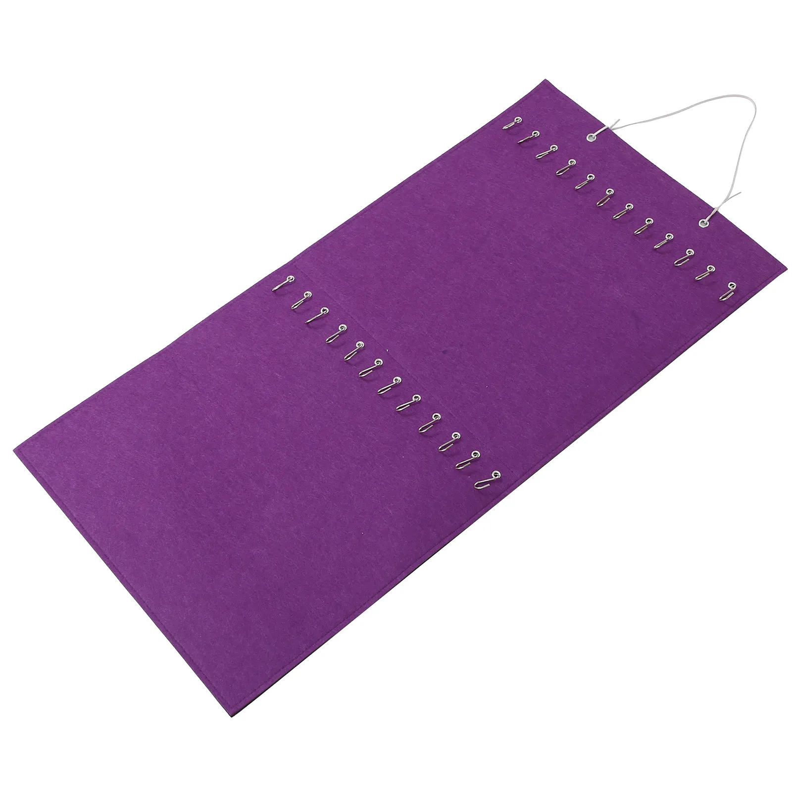 

1Set Sturdy Wear Resistant Felt Hanging Organizer Bag for Doors Walls Jewelry Hairpins Rings Home Storage Pouch Space Saving