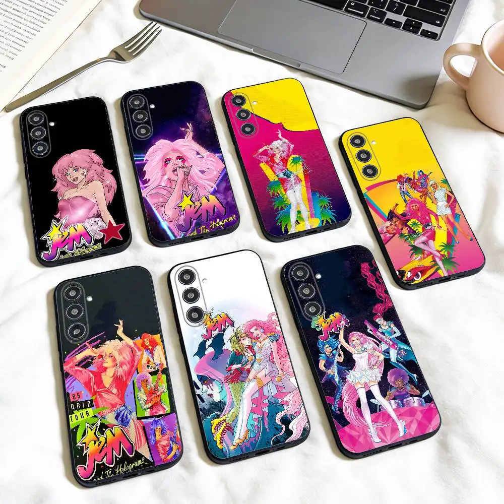 Jem A-And M-Musical fantasy The Holograms    phone Case For Samsung Galaxy A73,A72,A71,A70,A53,A52,A51,Others Soft Black Shell