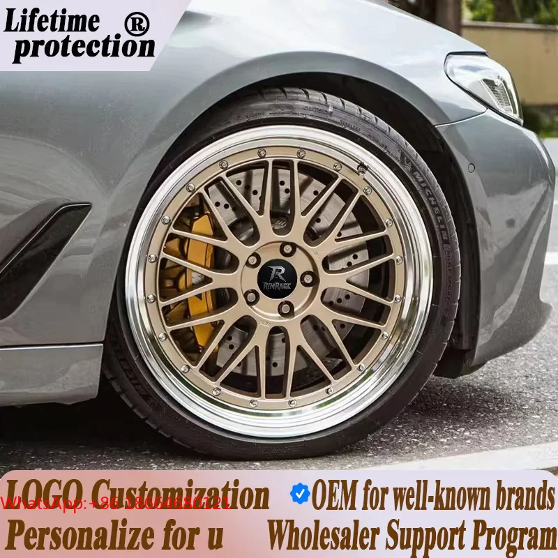LM 2-Piece Forged Alloy Wheels 19x9.5 19x11 Fit F80 Diamond Silver Center Polished Lip In StockF20,F30,F35,G20,G30,E90,E60,F10,F