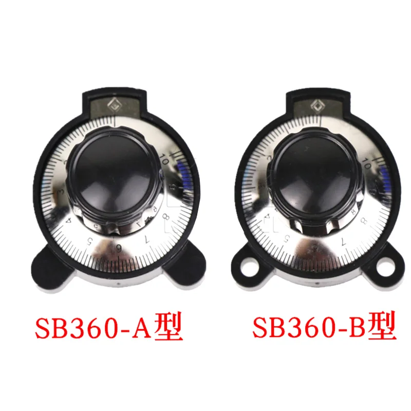 1PCS SB360 Panda SB360 Knob Deceleration Knob B Used With RV24 Potentiometer Series Matching Button Linear Digital
