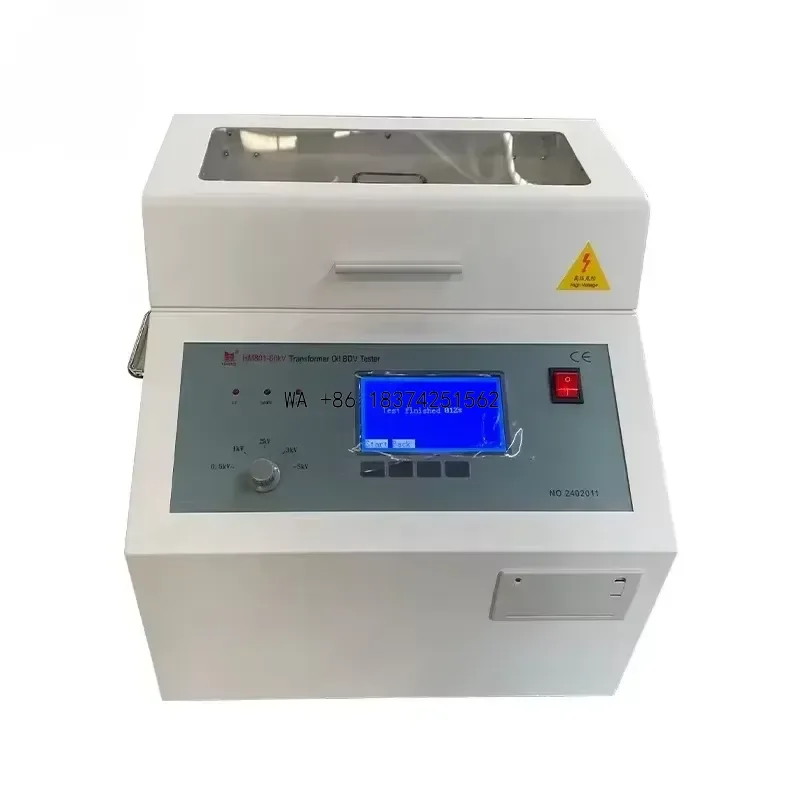 Wmwmnu for HMDQ Transformer Oil Dielectric Strength Tester ASTM Oil Breakdown Voltage Testing Tool 80kv Oil BDV Analyzer
