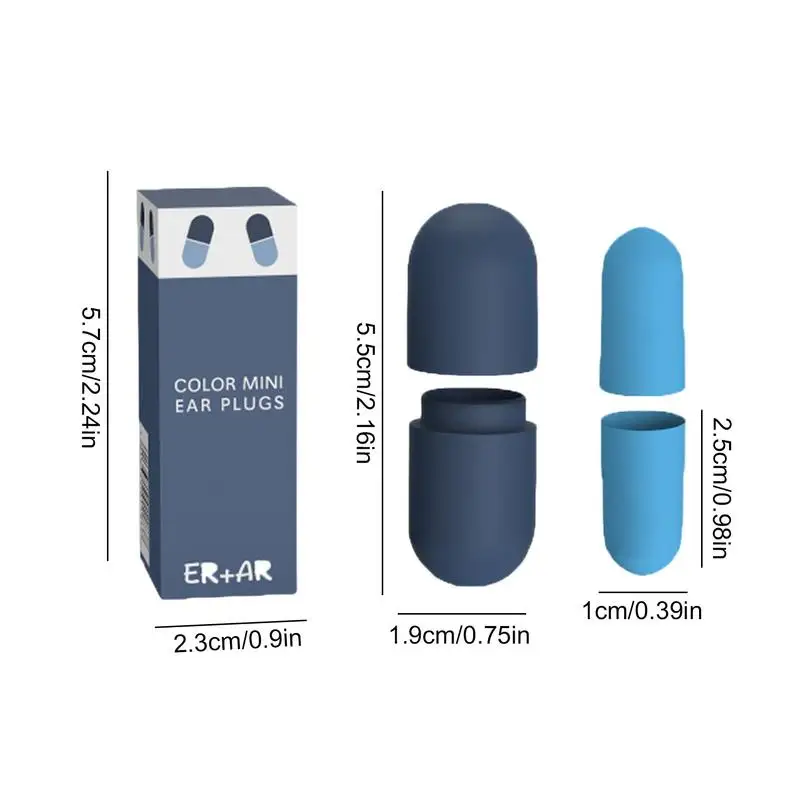 2024 schall dichte schlafende Ohr stöpsel Ohr stöpsel für den Schlaf Spezielle weiche, langsam zurückprallende Schwamm-Ohr stöpsel Anti-Lärmschutz-Ohr stöpsel