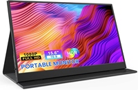 15.6 inch 1920*1080 HD LCD Panel Display Portable Monitor HDMI-compatible With XBOX Stick Switch Raspberry PI Laptop