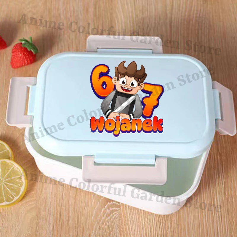 Wojan Team Large Capacity Lunch Box for Boys Girls Anime Cartoon Cute Bento Box Students Portable Fashion Food Storage Container view 2