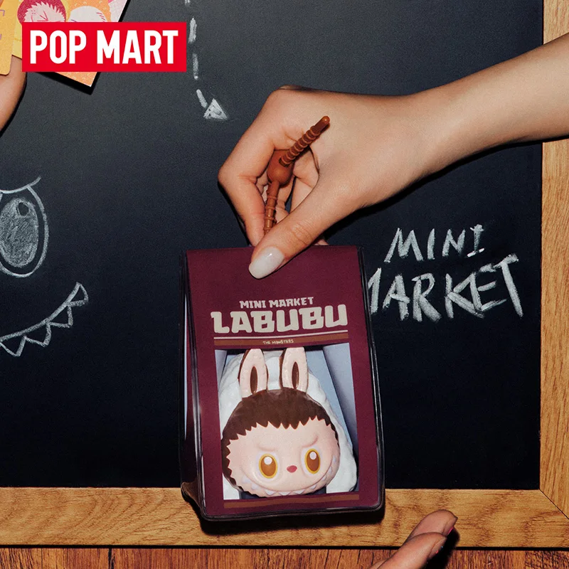 

Genuine Pop Mart The Monsters Strange Flavor Convenience Store Squishy Keychain Blind Box Labubu shoulder bag for labbubus