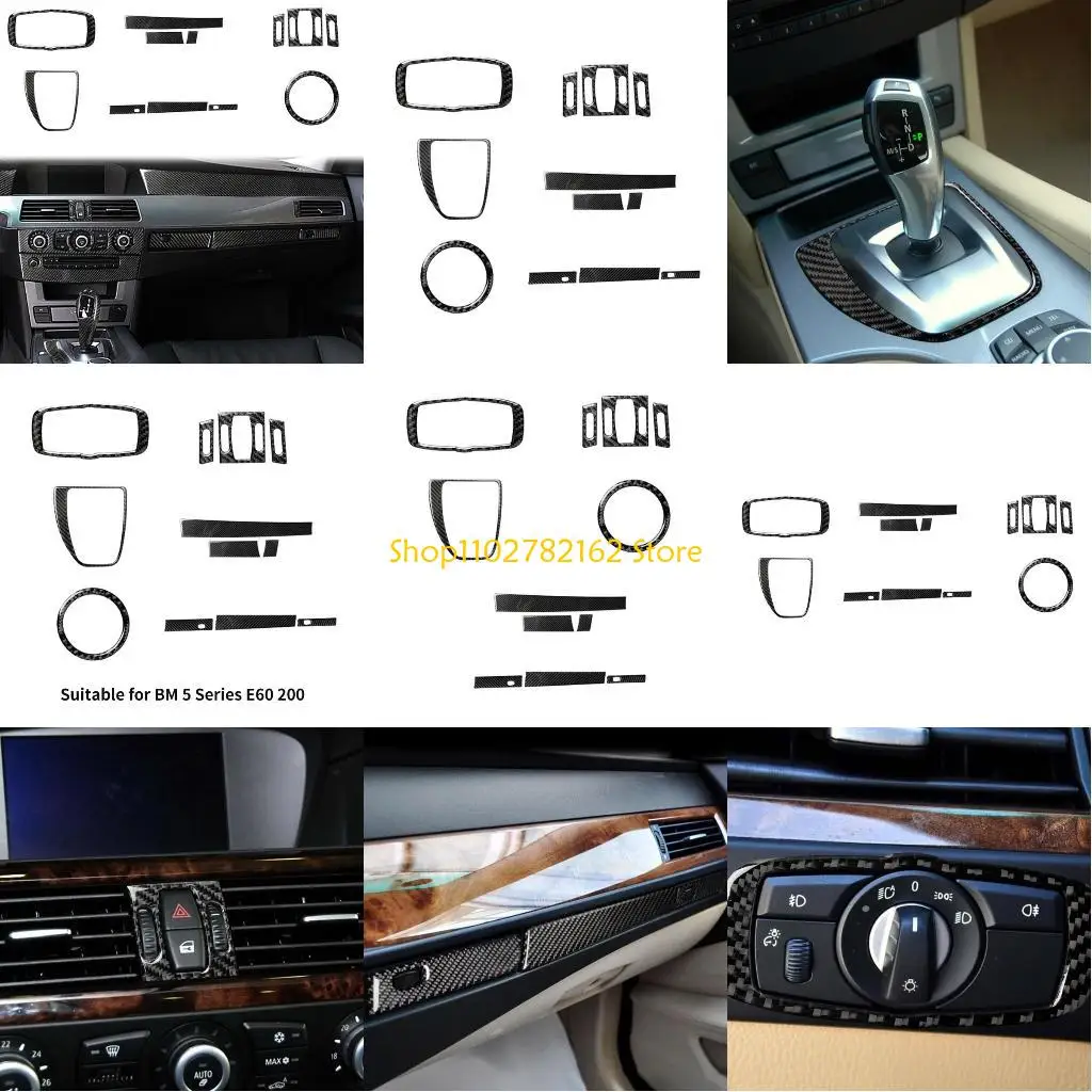 

547B Complete Interiors Upgrades Kits Molding Trims Frame Decor Sticker for E60 200