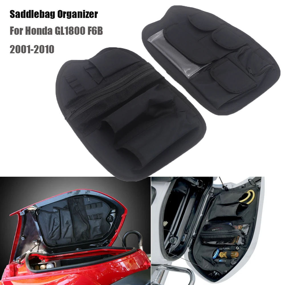 

Motorcycle Trunk Lid Organizer Bag Tool Bags Case For Honda Gold Wing GL1800 F6B 2001-2010