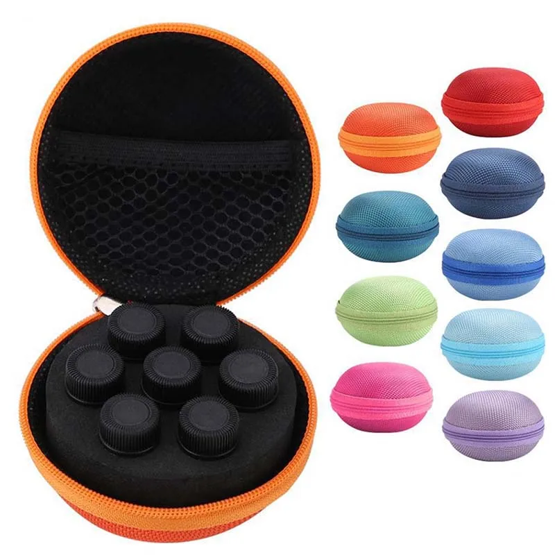 7 Holes For 1-2ml Essential Oil Bottle Storage Bag EVA Portable Essential Oil Bag