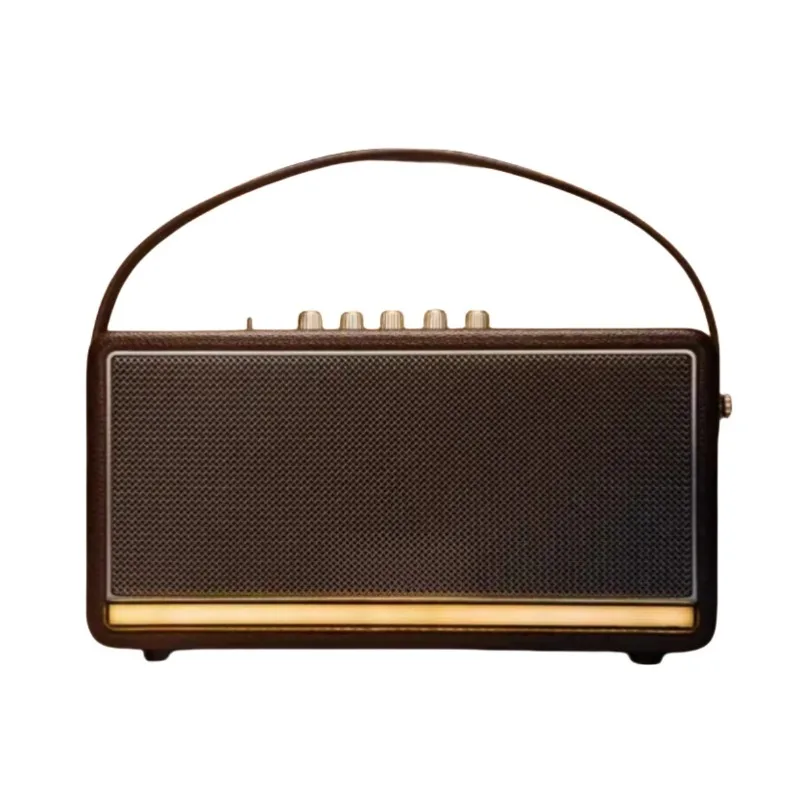 

The microphone can be connected to a retro portable musical instrument Bluetooth speaker, outdoor high sound quality