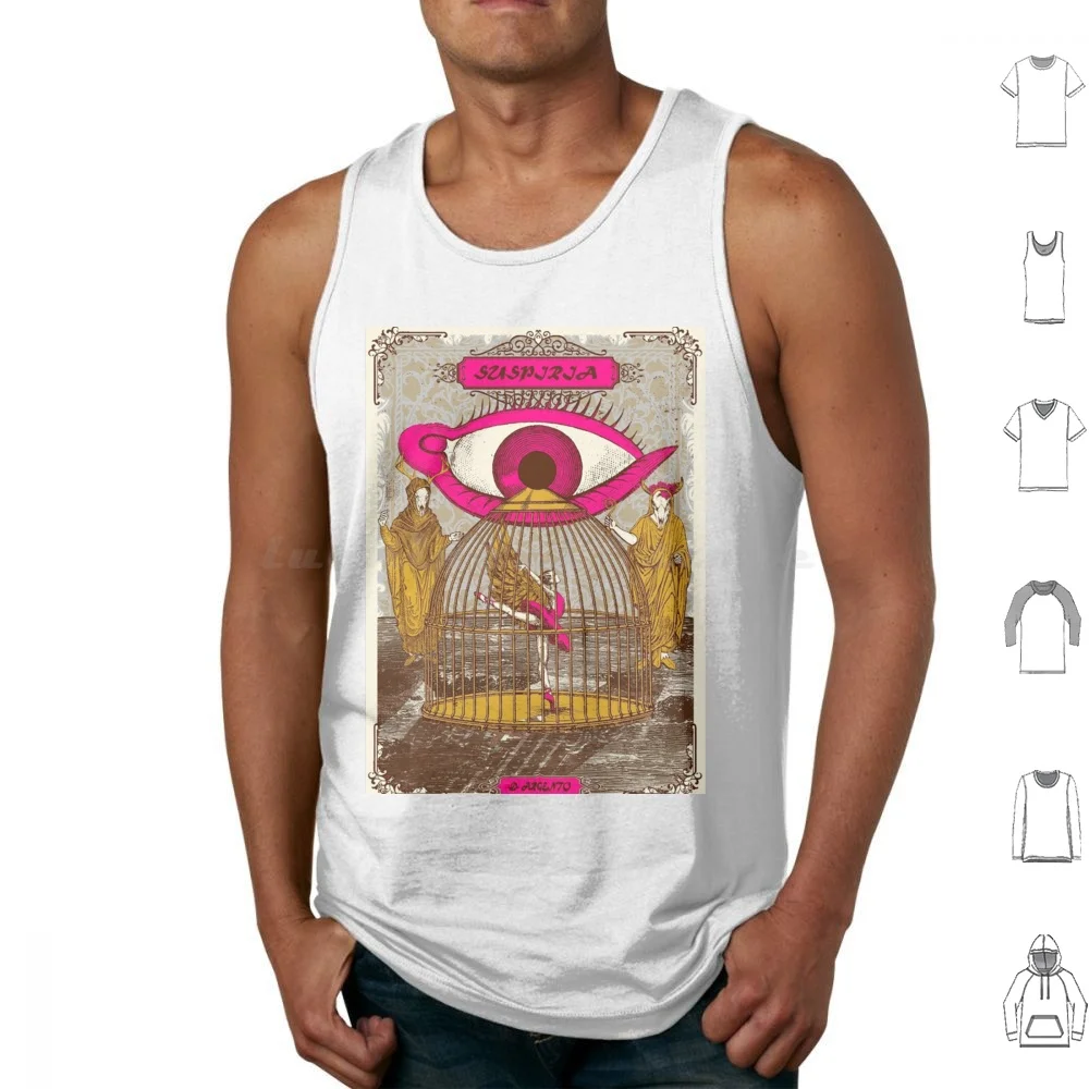 سترة فيلم معلقة ، قمم للدبابات ملصق بلا أكمام ، فيلم ديرا سوسبيريا ، #1