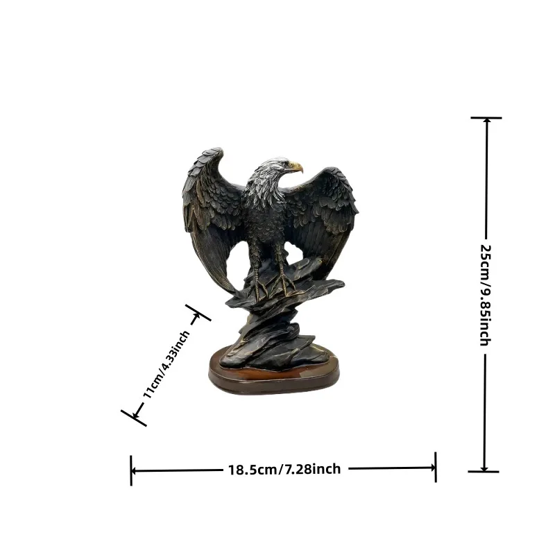 Eagle Statue Resin Ornament, Home Decor Office Decor Statue, Symbol of Wealth Freedom Power, Birthday Holiday Gift