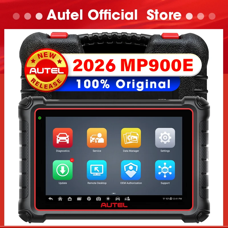 Autel MaxiPRO MP900E Diagnostic Scanner DoIP CAN FD Bidirectional Auto Scan Tool Scan VIN License OS 11 MP900 PK MS906