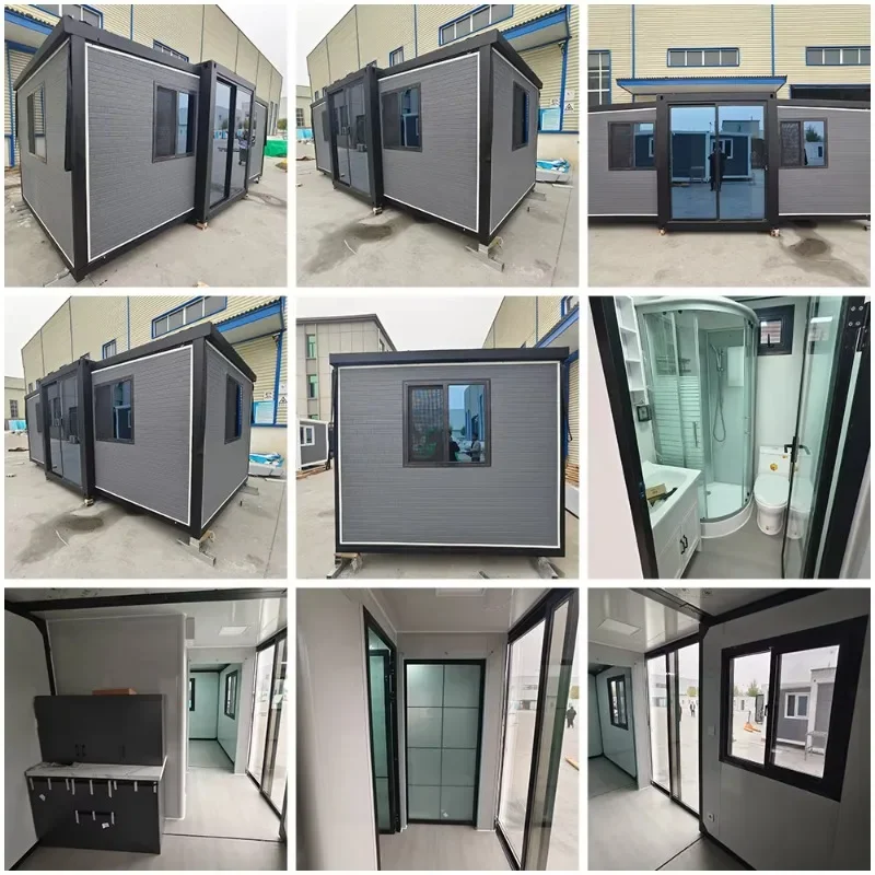 High Quality Container House 40Ft 20Ft Prefabricated Mobile Luxury Container House Prefab Expandable Steel Structure Tiny Home