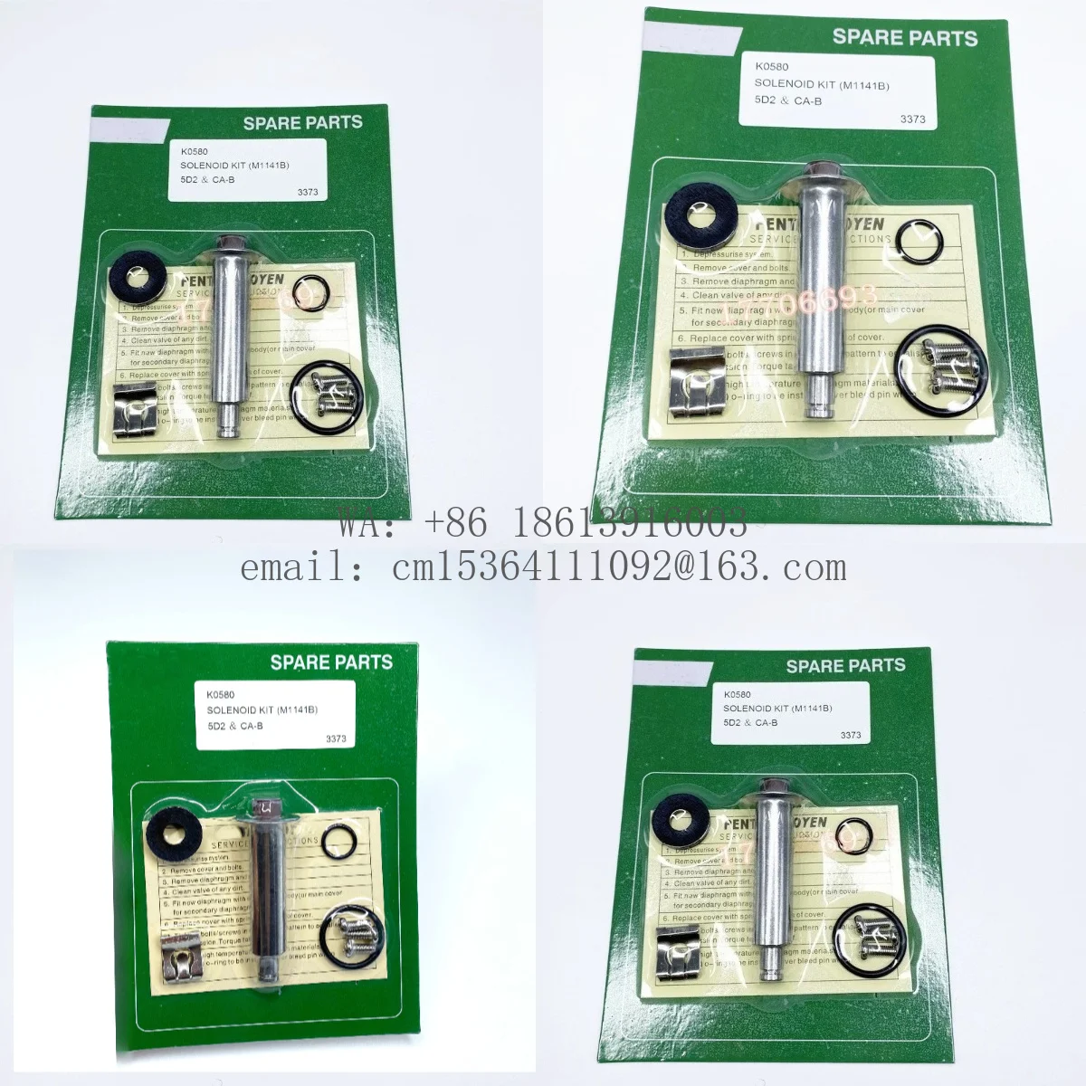 High prototype K0580 M1141B pulse valve pilot head moving iron core small cover RCA3D2 valve core