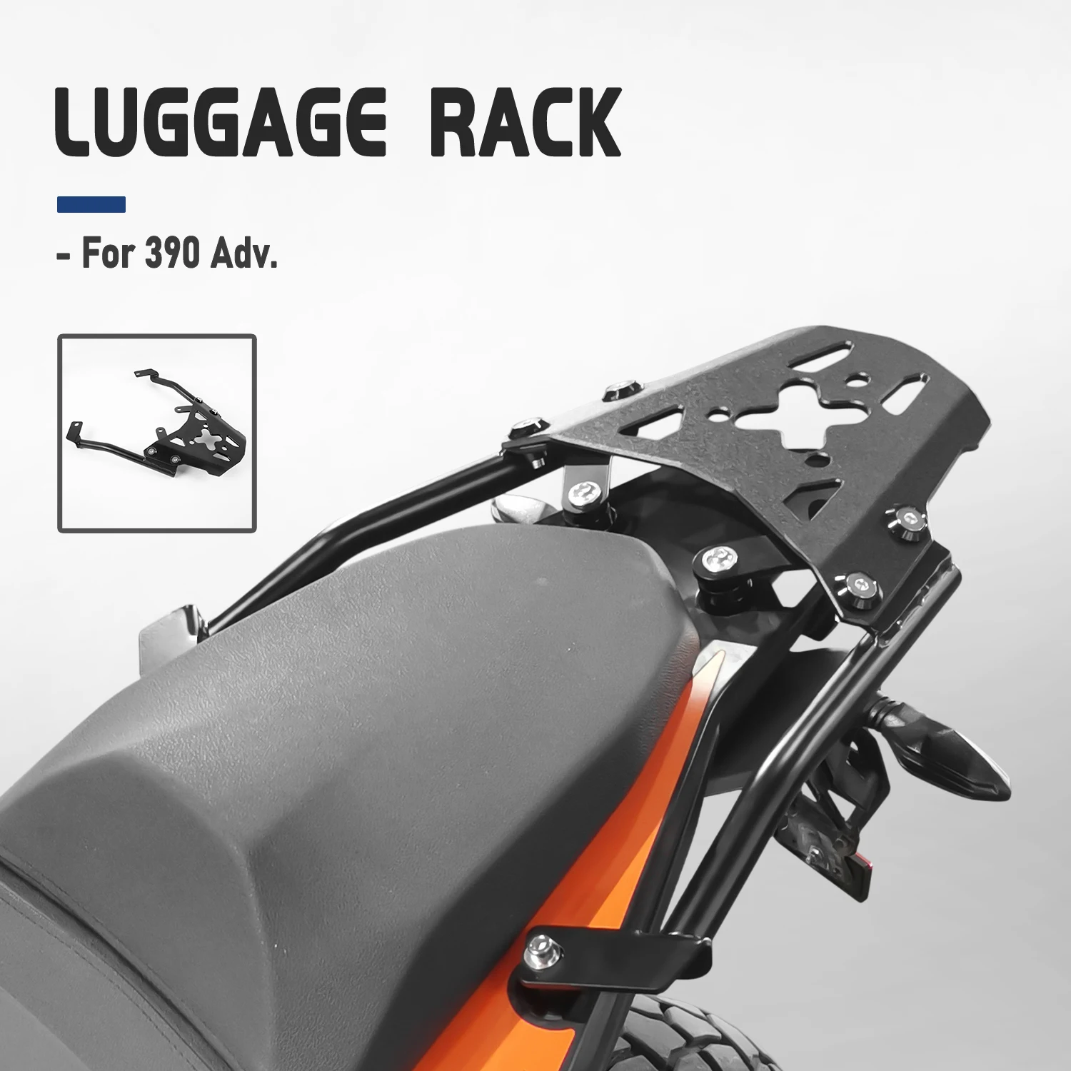 

Fit for KTM 390 Adventure ADV 2020 2021 2022 Rear Rack Luggage Bracket Shelf Tailbox Support Motorcycle Accessories