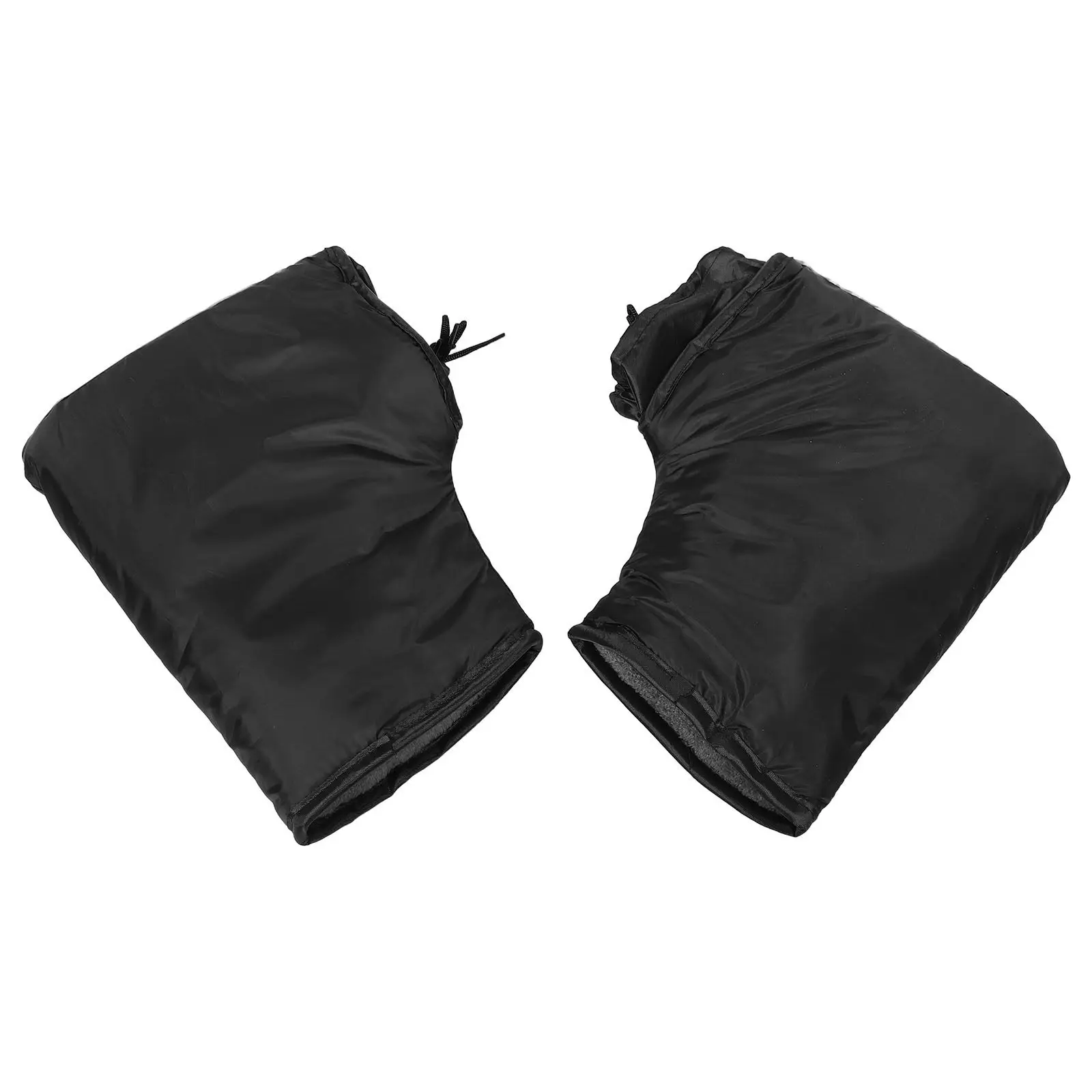 2Pcs Motorcycle Handlebar Covers Winter Warmers Thick Insulated Waterproof Windproof Gloves Fits Electric Scooters Motorbikes