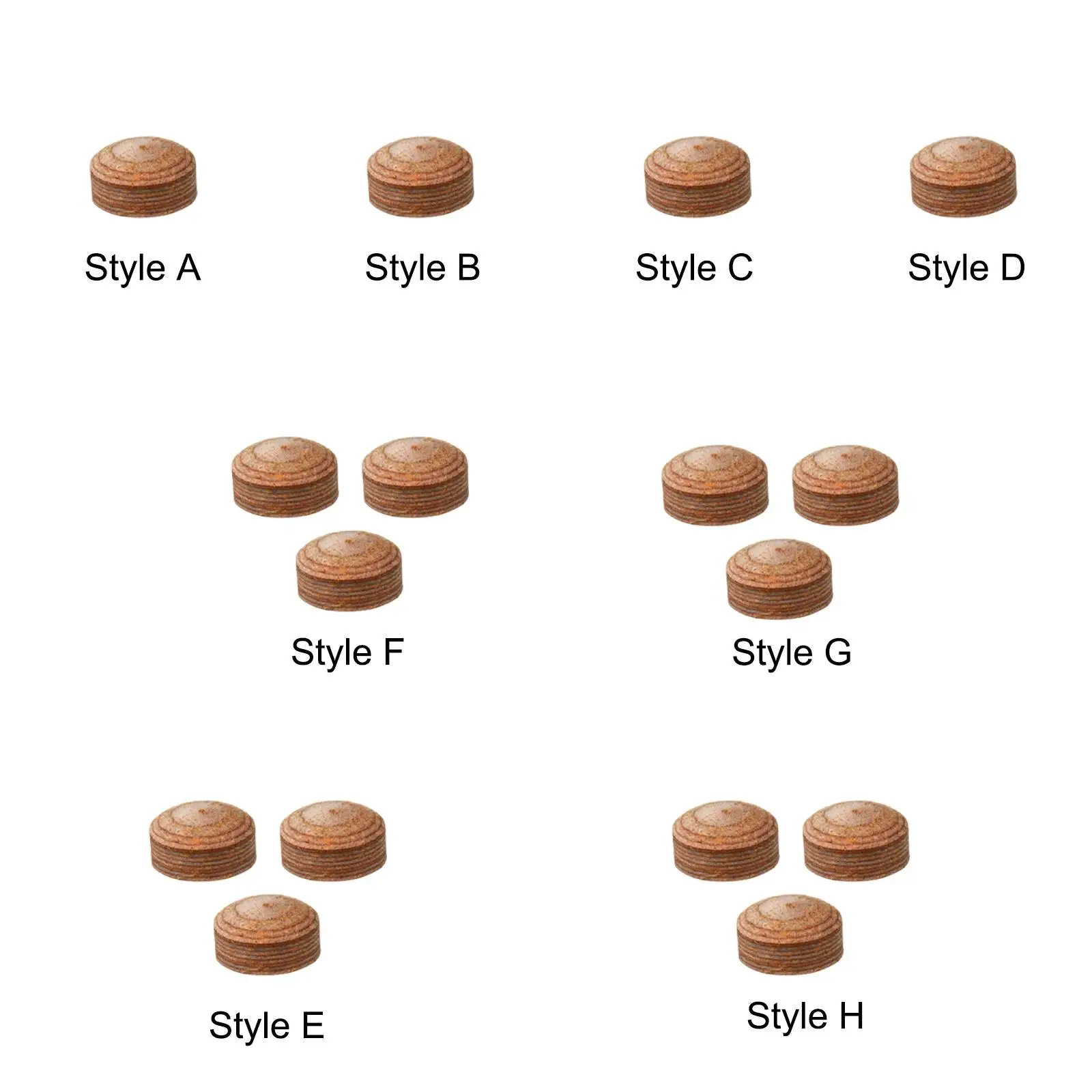 

Портативные насадки для бильярдного кия, средний мягкий клей на замену наконечника для бильярдного кия для личного бара, снукера