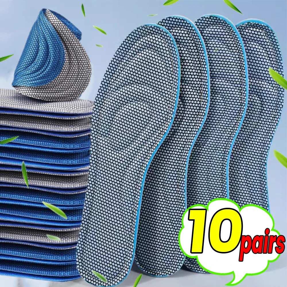 

Breathable Insole Foot Acupressure Insole Soft Breathable Sports Cushion Inserts Sweat-absorbing Deodorant Men Women Shoe Sole
