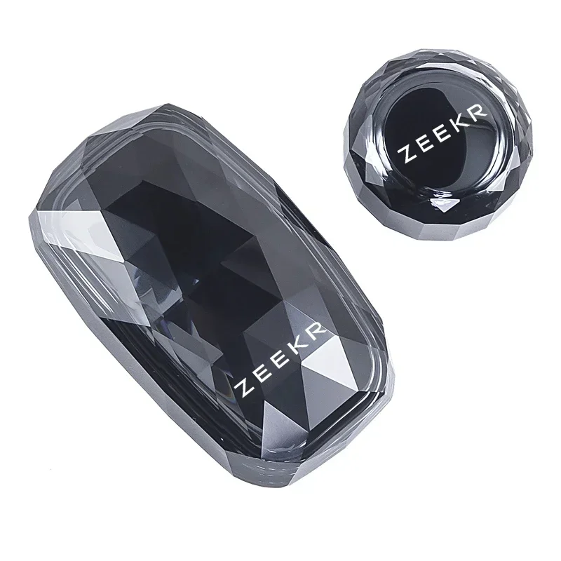 For ZEEKR 001 Crystal Car Central Control Gear Shift Knob Crystal Gear Interior Blackening Gear Refitting Car Refit  Accessories
