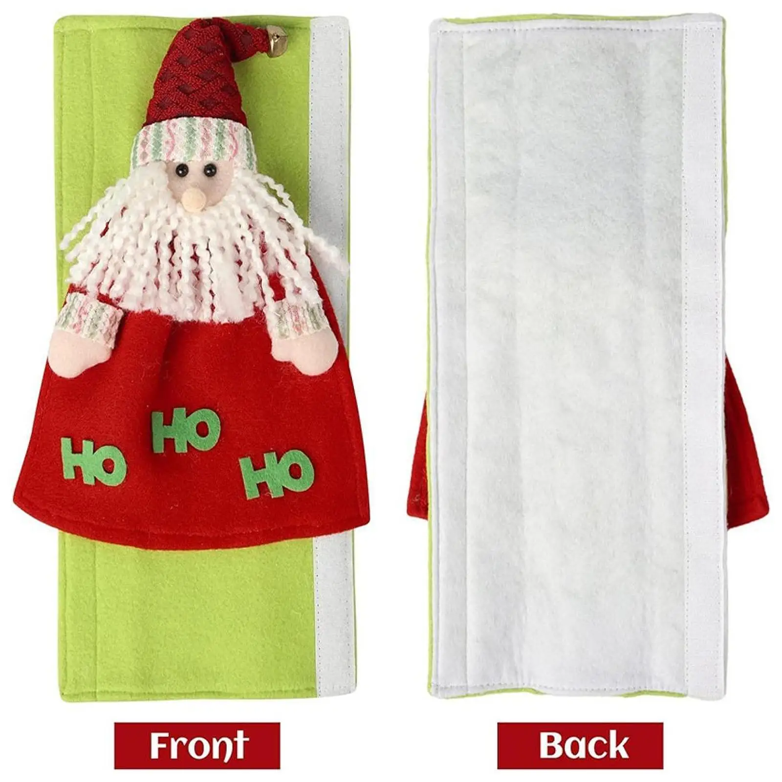 3 Pieces Christmas Refrigerator Handle Covers for Ornaments Microwave Oven