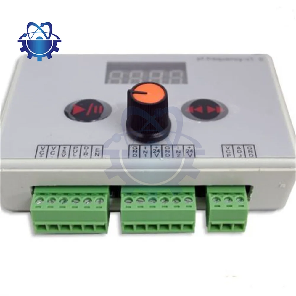 DC 12V 24V Reversible Stepper Motor Speed Regulator Pulse Signal Controller Stepping Motor Governer Governor LED Display 7.5-24V