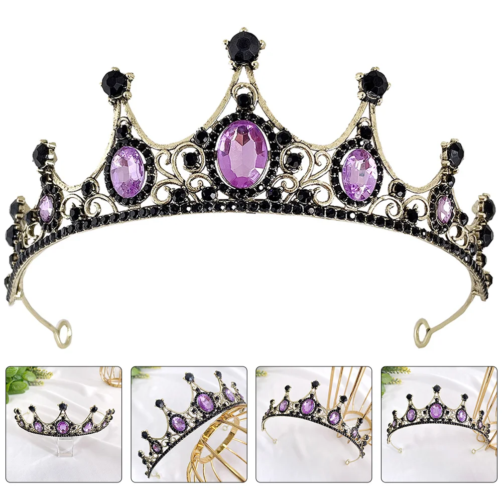 Crown Delicate Rhinestone Bridal Crown Headband for Wedding Party Performance Prom Women Hair Accessories