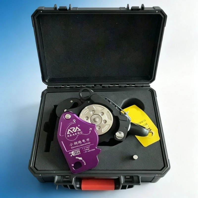 New 150KG Mini Electric Descender, Lift Retarder Device for 9-11mm Rope Climbing, Compact High Altitude Rescue Gear