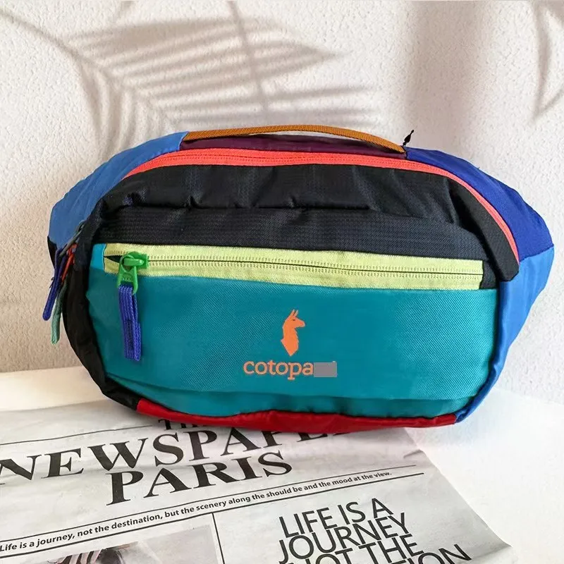 3L colorido elegante dopamina leve bolsa de cintura crossbody