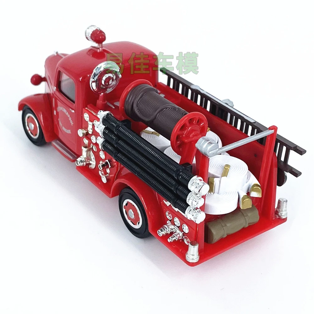 Diecast escala 1:43 bedford motor de incêndio liga modelo de carro brinquedo colecionável presente lembrança exibição ornamento