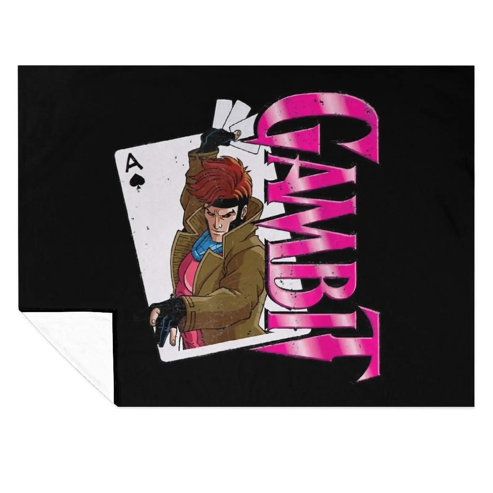 

S Men Gambi Card Retro Throw Blanket heavy to sleep Softest Sofas Cute Plaid Blankets