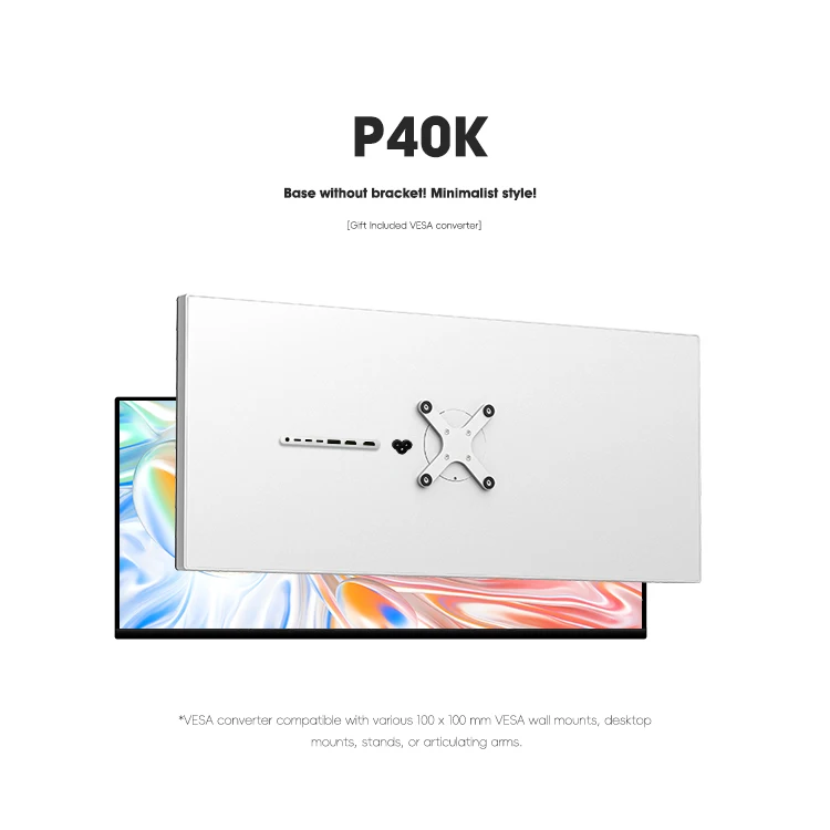 Kuycon P40K 5k  40 Inch Big Screen Computer Desktop  For Professional Studio & Control Room Environments