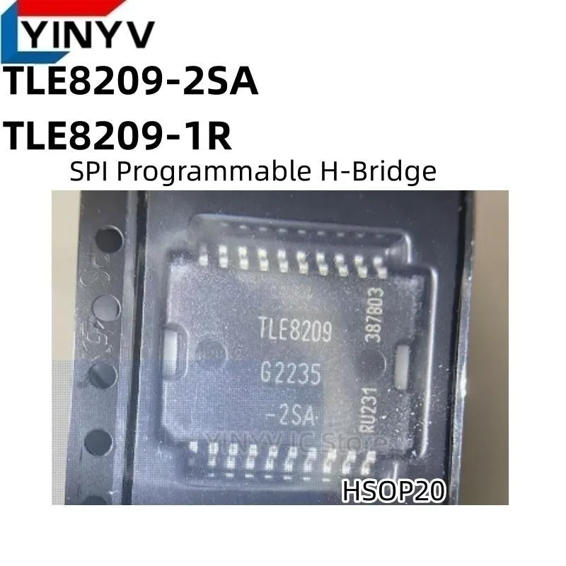 

Free shipping 5Pcs TLE8209 TLE8209-2SA TLE8209-1R HSOP20 SPI Programmable H-Bridge Chipset Original New 100% quality