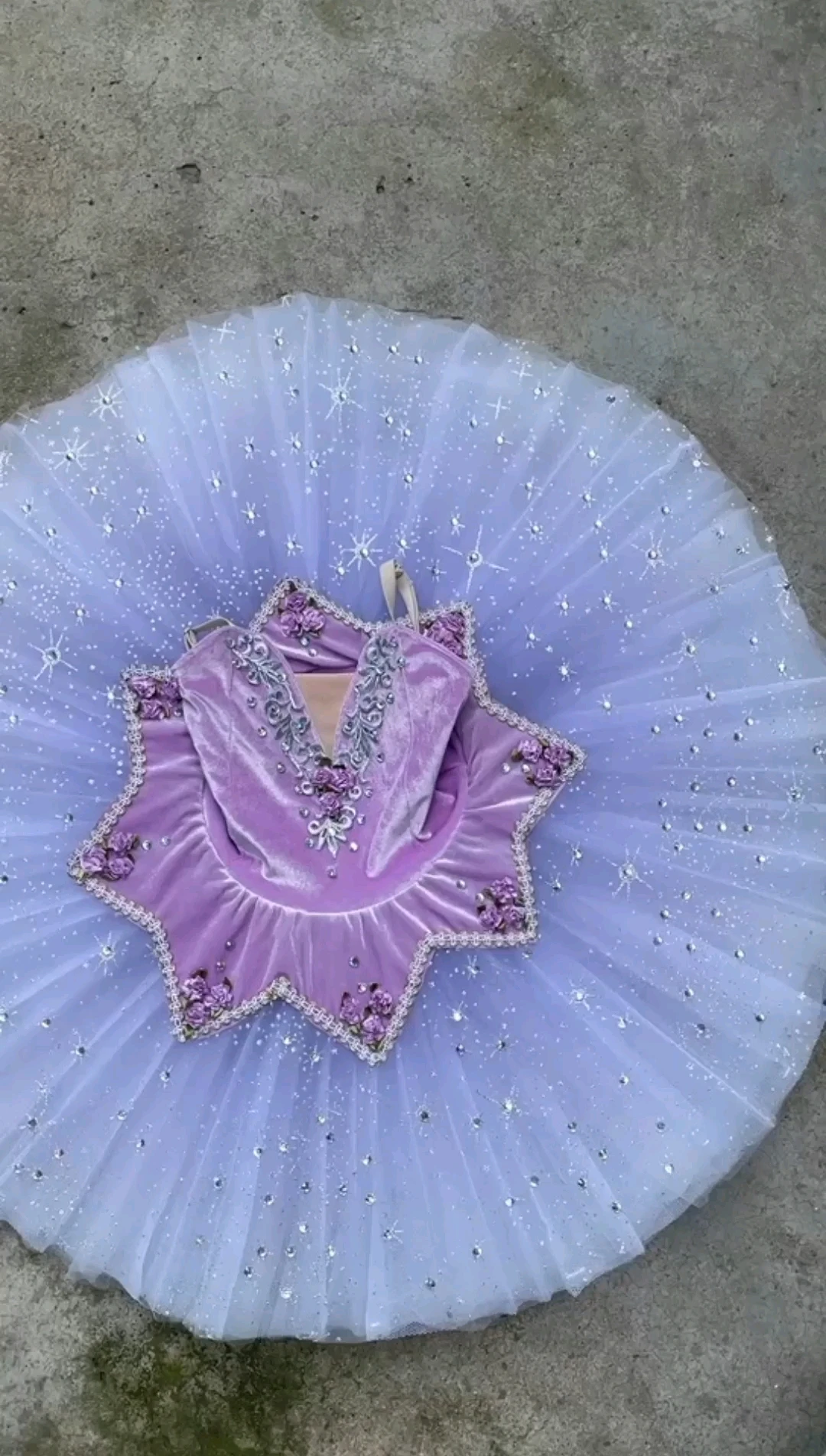 زي توتو باليه للأطفال للفتيات النائمة الجميلة لدمية توتو لمرحلة أداء الطيور الزرقاء #5