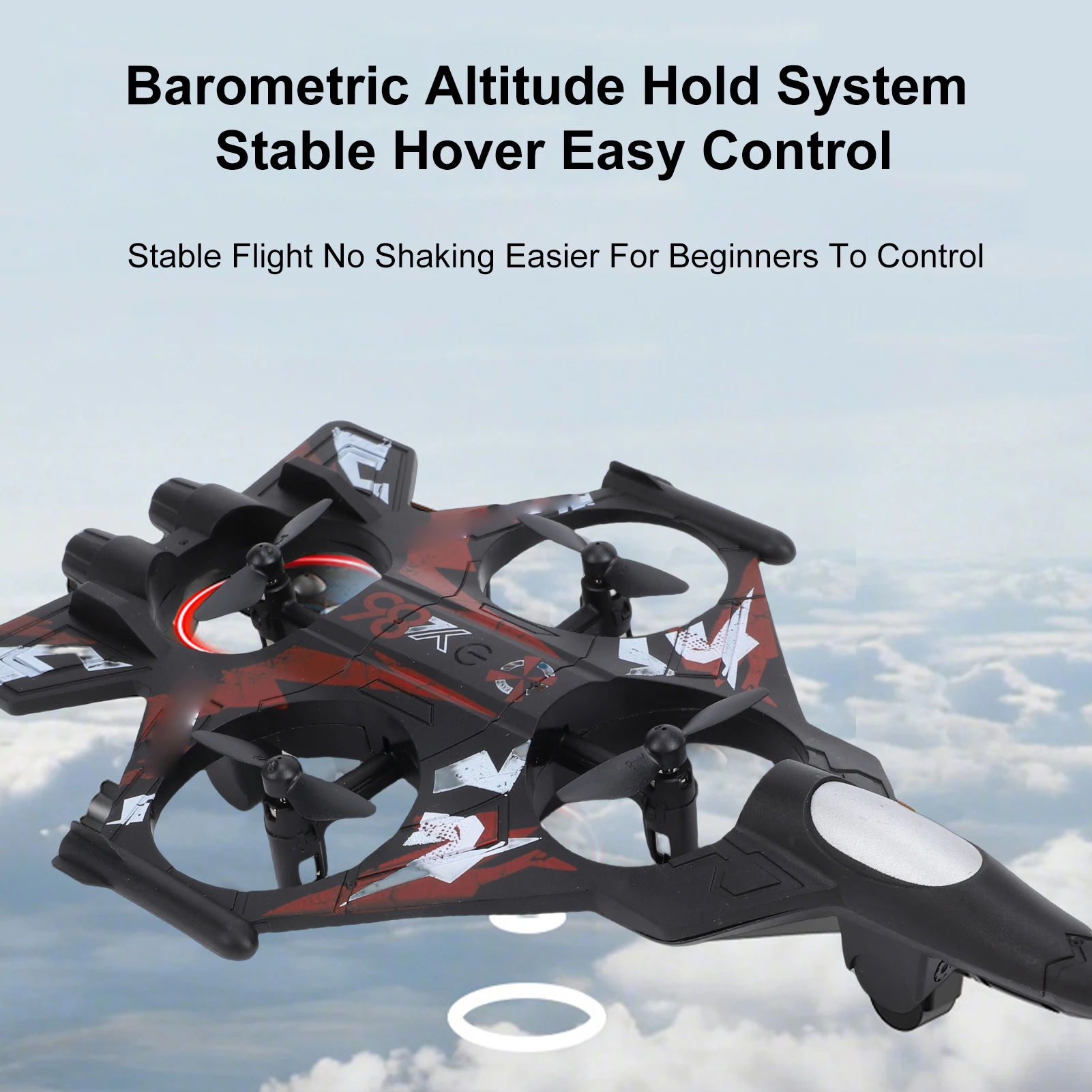 

RC Airplane Remote Control Fixed Wing Aircraft with Camera 2.4G 360 Flip Flight Altitude Hold System 3 Speed Modes Headless Mode