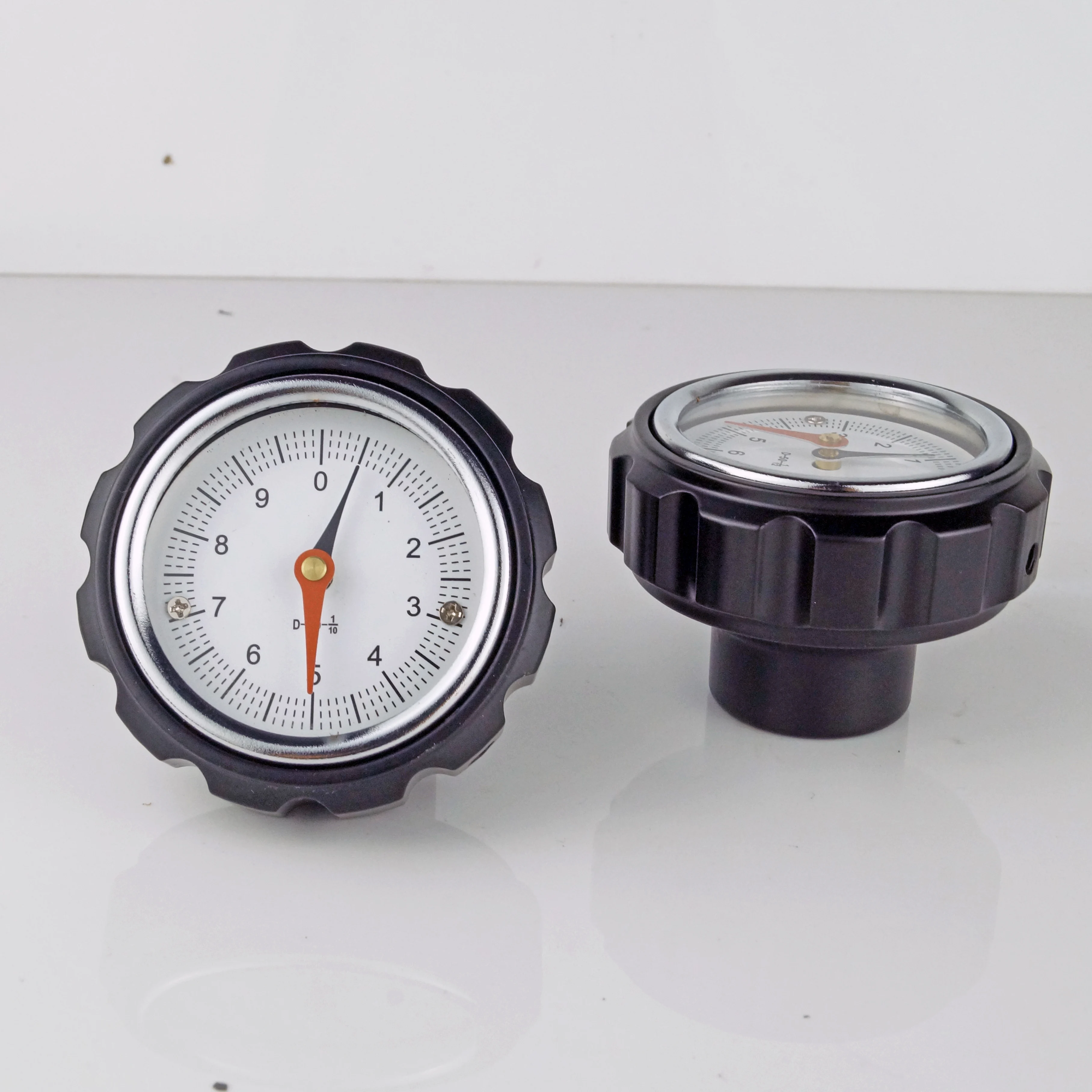 Aluminium gravity handwheel knob with counter Mechanical analog position indicators and handwheels