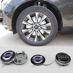 4pcs 56/60mm Car Hub Cover Wheel Sticker Emblem Decal Decoration Accessories For Volvo V90 XC40 XC60 XC90 XC70 S60 S90 C50 S80L