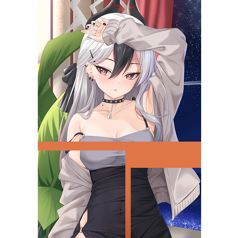 Blue Archive Onikata Kayoko Dakimakura 2WAY Hing Body Case Anime Otaku Pillow Cushion Cover Xmas Gifts