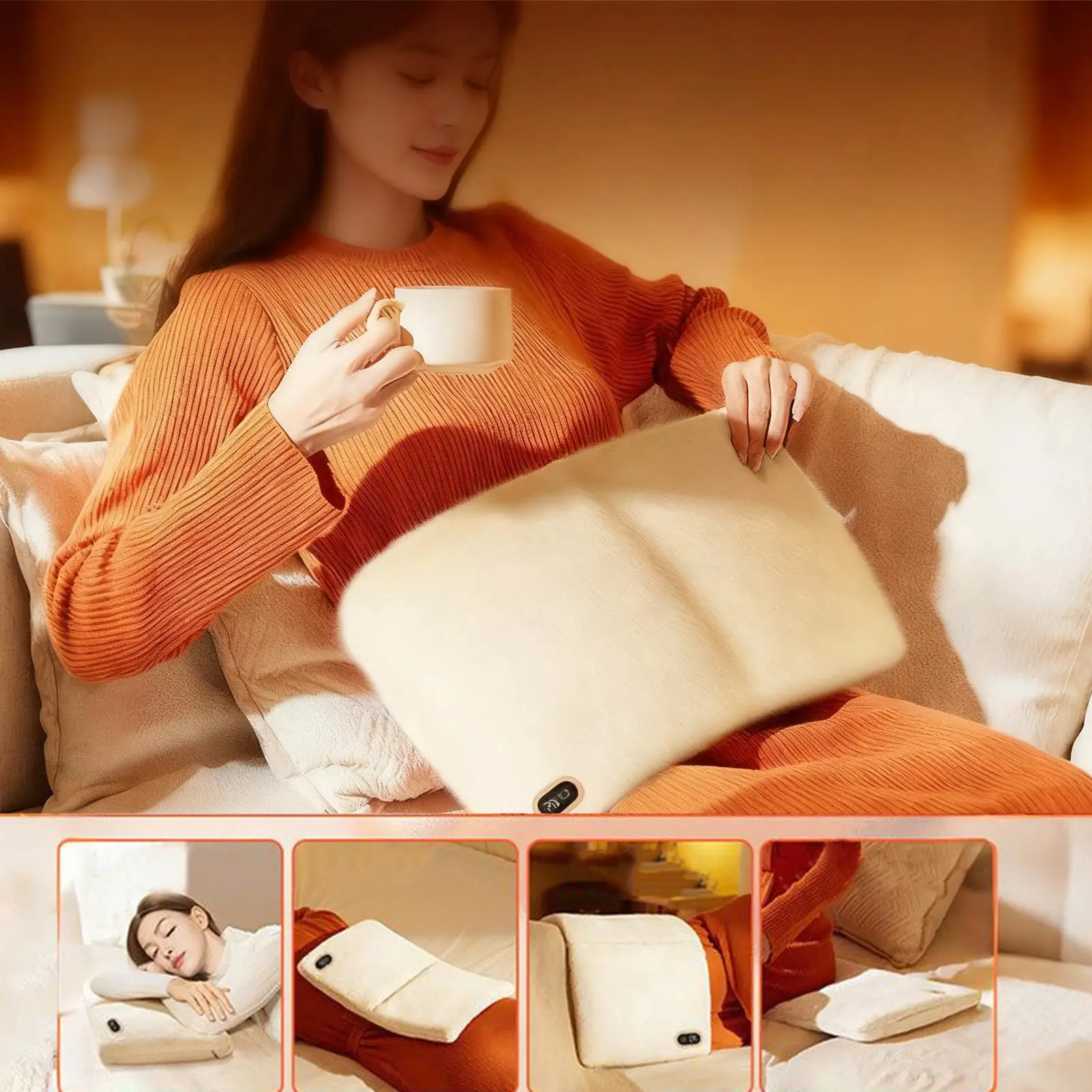 

Портативная грелка для рук, электрическая грелка с питанием от USB, 3 настройки, USB грелка для рук, грелки для взрослых, детей, пожилых людей, зима, отдых на природе