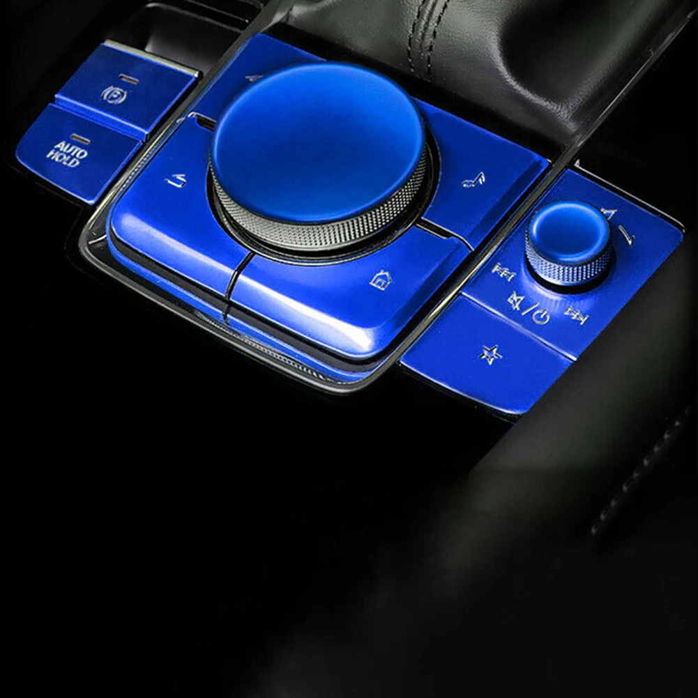 

Enhance Your Car's Interior with Aluminum Alloy Multimedia Button Cover Trim for Mazda 3 CX30 Make a Lasting Impression