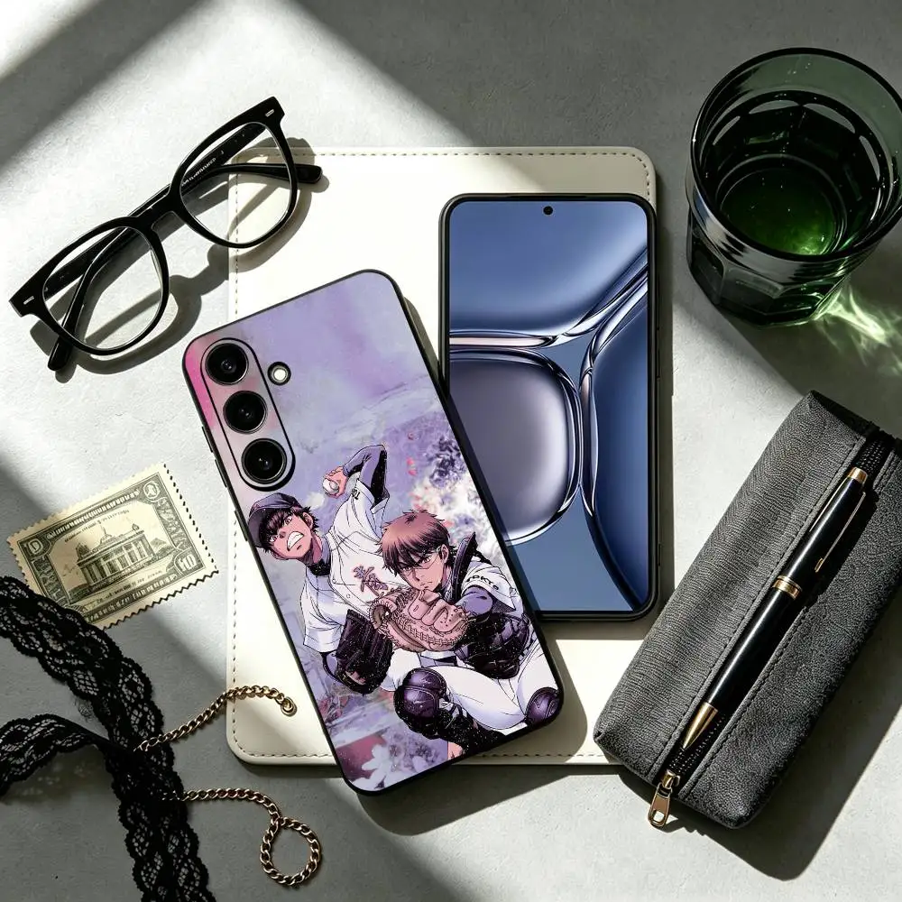 Anime Ace of Diamond-z Phone Case For Samsung Galaxy A73,A72,A71,A70,A53,A52,A51,Others Soft Black Cover