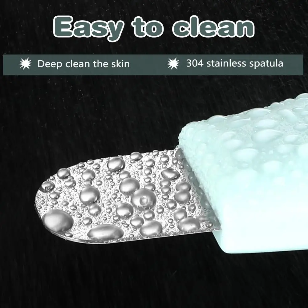Silicone Facial Blackhead Removal Tool Deep Clean Handheld Face Spatula Remove Whitehead Acne Sebum Remover Beauty Care Tool