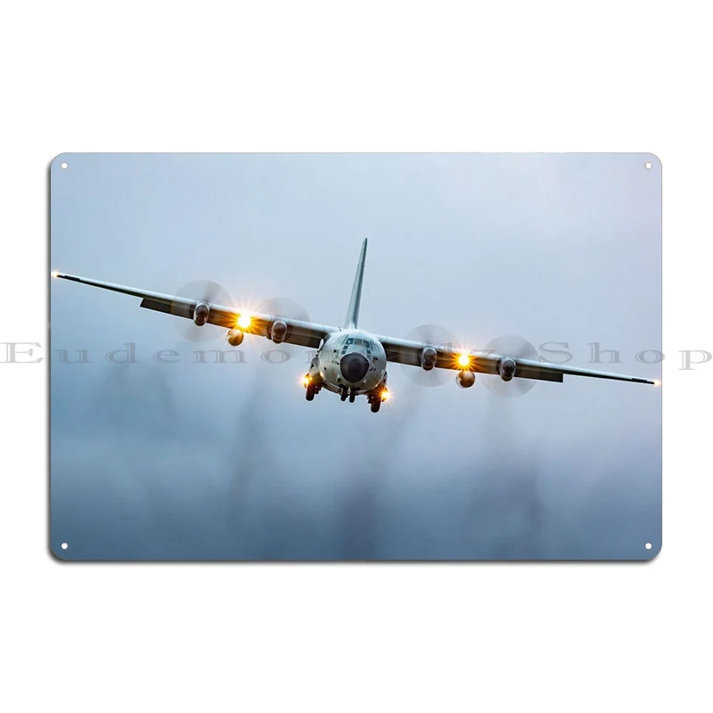 Belgian Air Force C130 Metal Plaque Pub Cinema Cinema Customized Plaques Tin Sign Poster