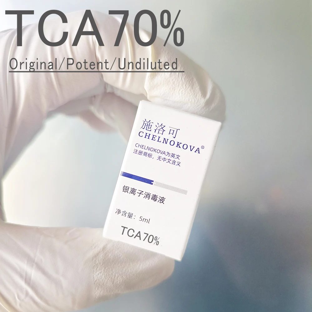 TCA70% Pure Acid Peel 5ml Fingertip Art 7-25 dni Szybka dostawa Czysty kwas Potężne efekty