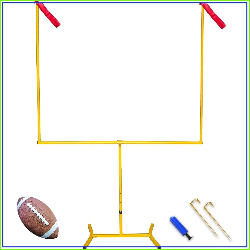 

Adjustable Football Goal Post, Sturdy Steel Frame, Easy Assembly, Anti-Rust Coating